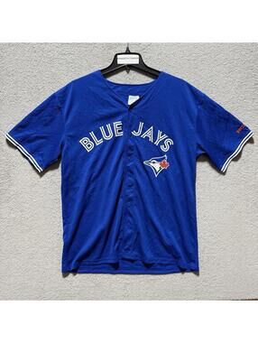 Toronto Blue Jays Jersey Adult Blue Size XL MLB Baseball Sanchez Tee Men’s